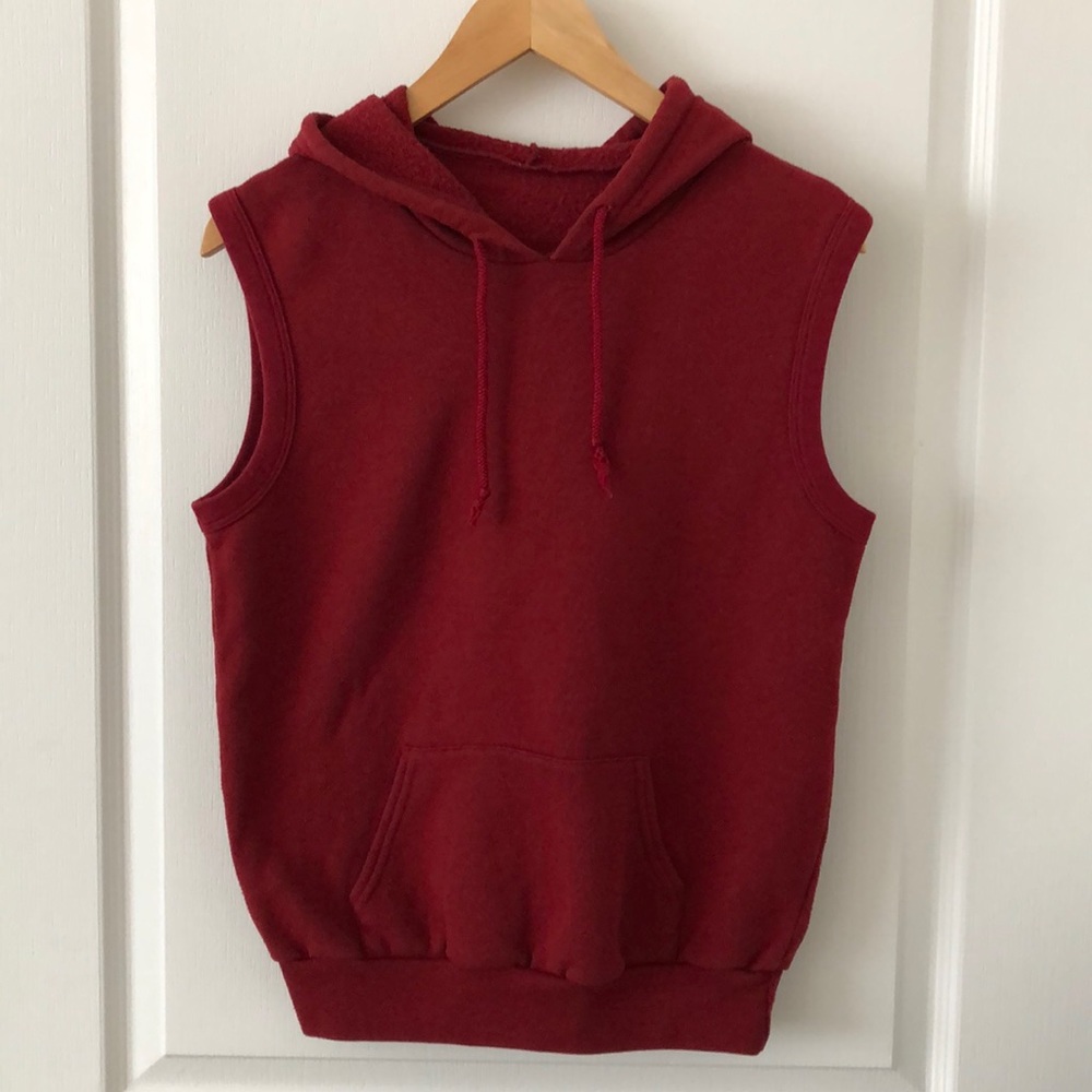 Large American Apparel Fitted Sweatshirt Vest